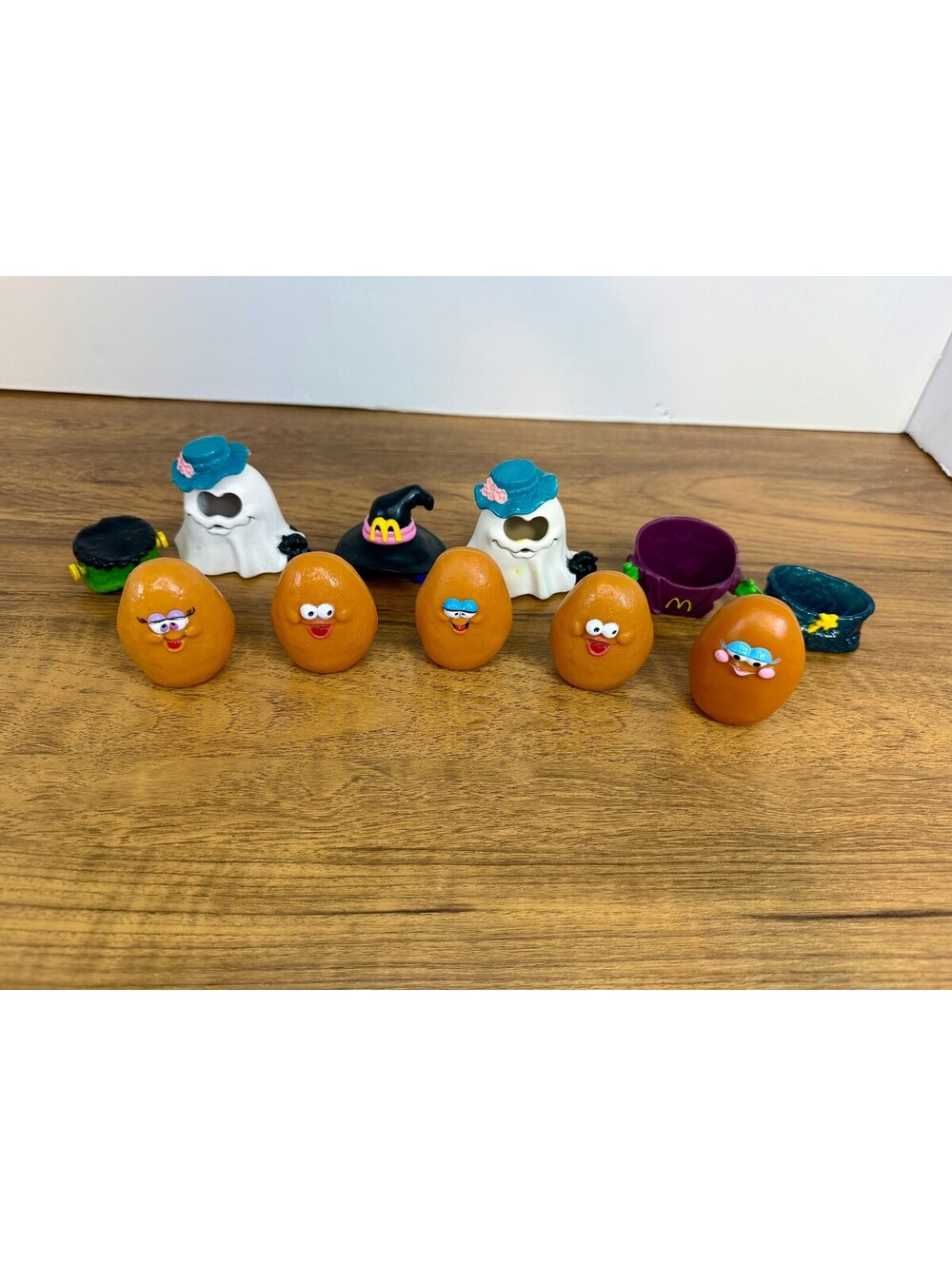 Vintage 1992 McDonald's Halloween McNugget Buddies Lot of 5 Costumes Happy Meal
